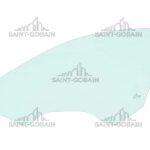 LH FRONT DOOR GLASS GREEN (2 HOLES) SEKURIT